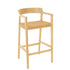 Barstoel Emma Teakhout Naturel J-Line - Barkruk - J-Line - livinglovely.nl