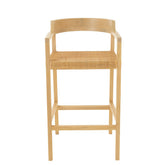 Barstoel Emma Teakhout Naturel J-Line - Barkruk - J-Line - livinglovely.nl