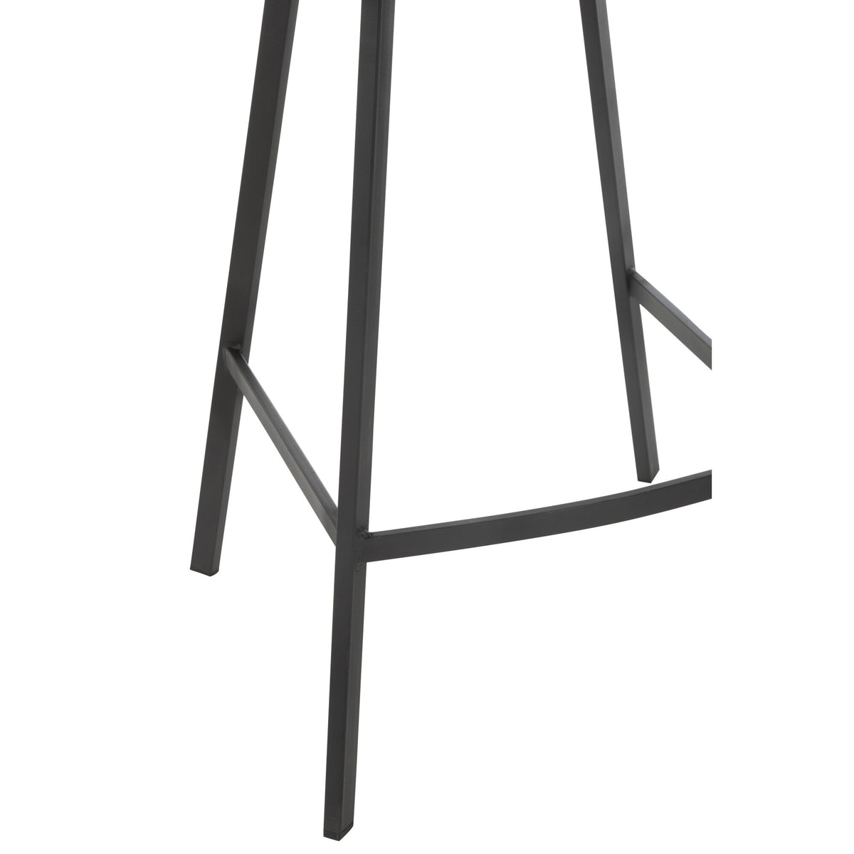 Bar stool Kent Metal/Polyester Brown J-Line