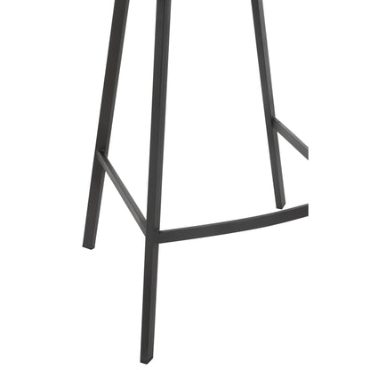 Bar stool Kent Metal/Polyester Brown J-Line