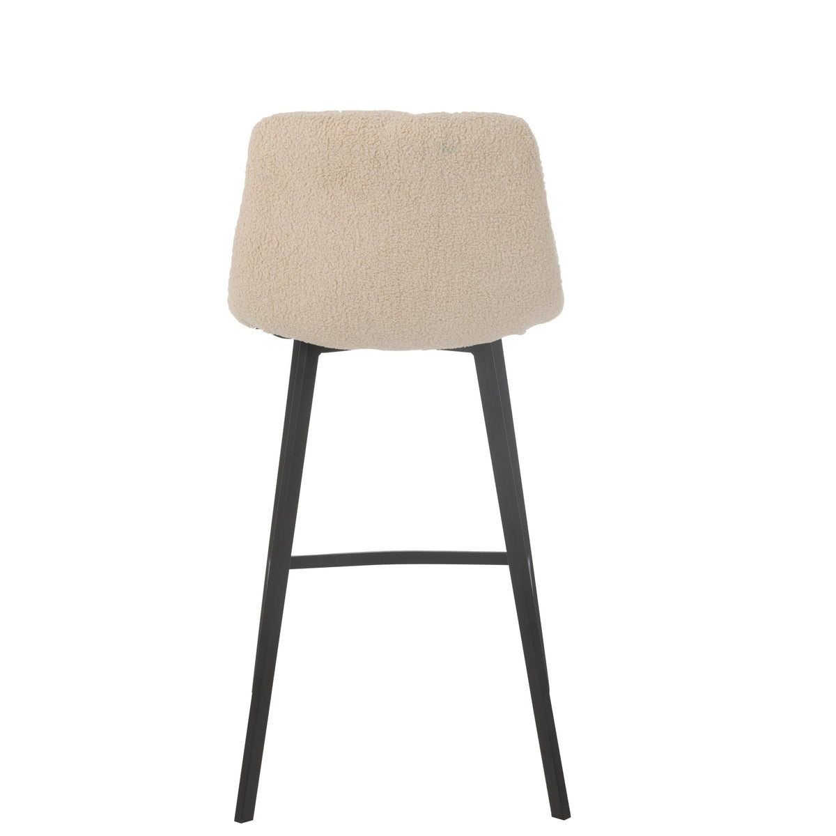 Bar stool Kent Metal/Polyester White J-Line
