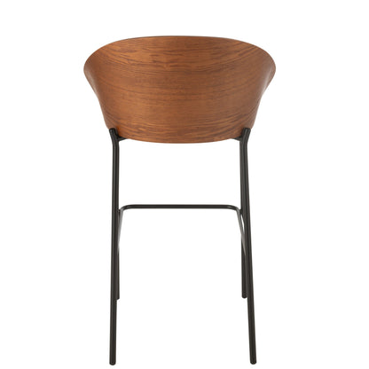 Bar stool Lone Multiplex/Metal Brown/Beige J-Line