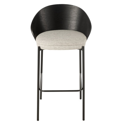 Bar stool Lone Multiplex/Metal Black/Grey J-Line