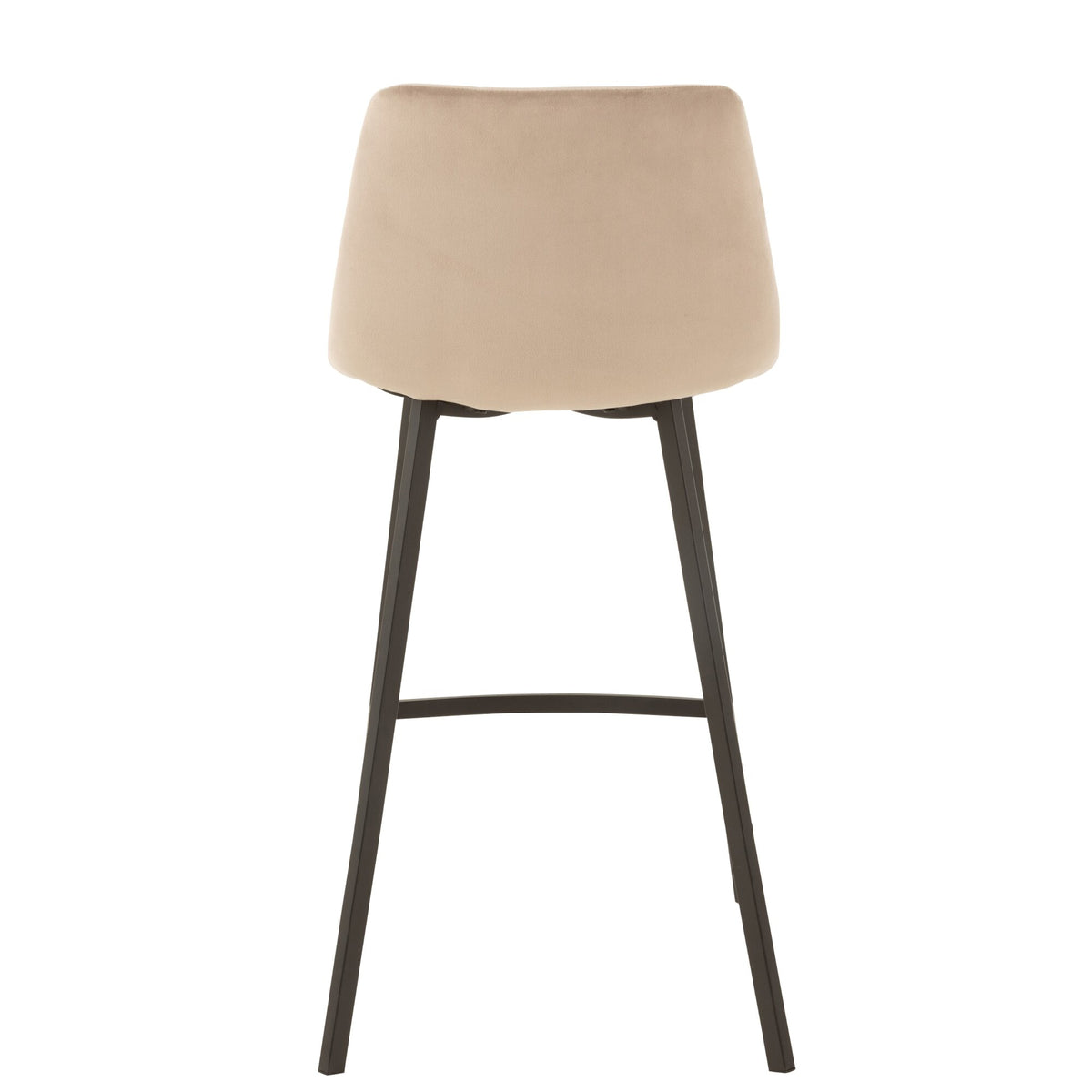 Bar stool Olivier Fabric/Metal Beige