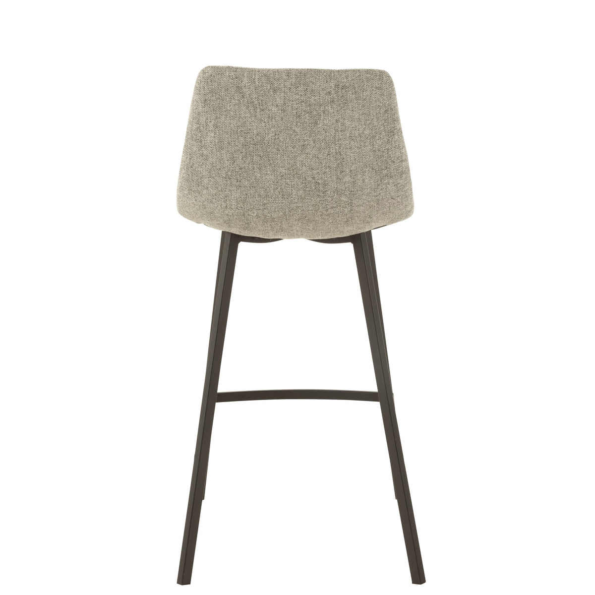 Bar stool Stephane Fabric/Metal Grey J-Line