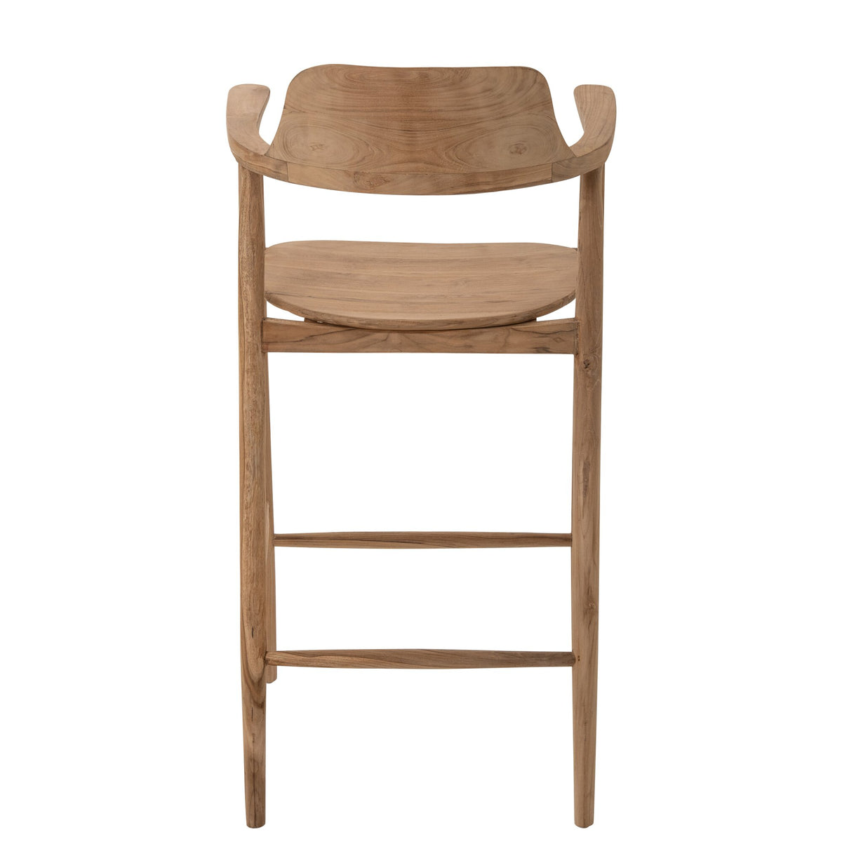 Bar Stool Teak Wood Natural J-Line