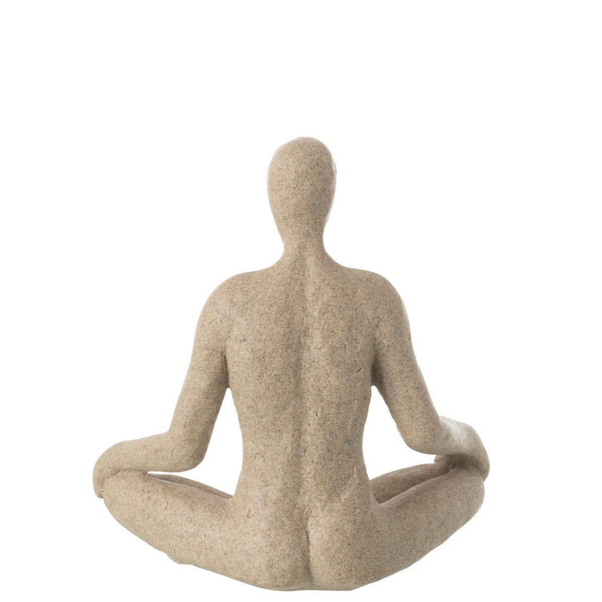 Yoga Figurine Resin Beige J-Line