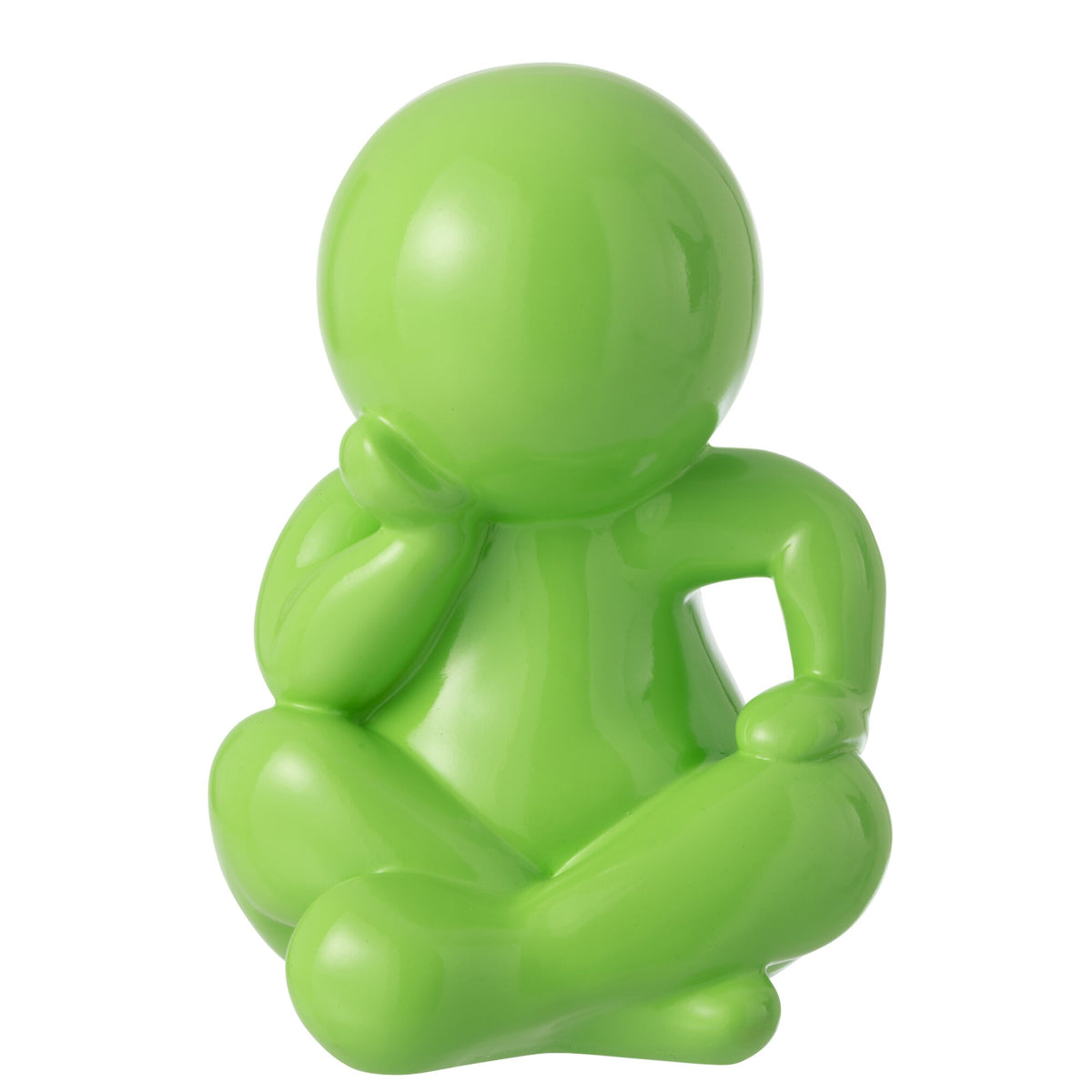 Figurine Marcel Resin Green J-Line