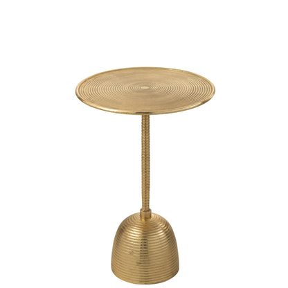 Side table Lera Aluminium Gold J-Line