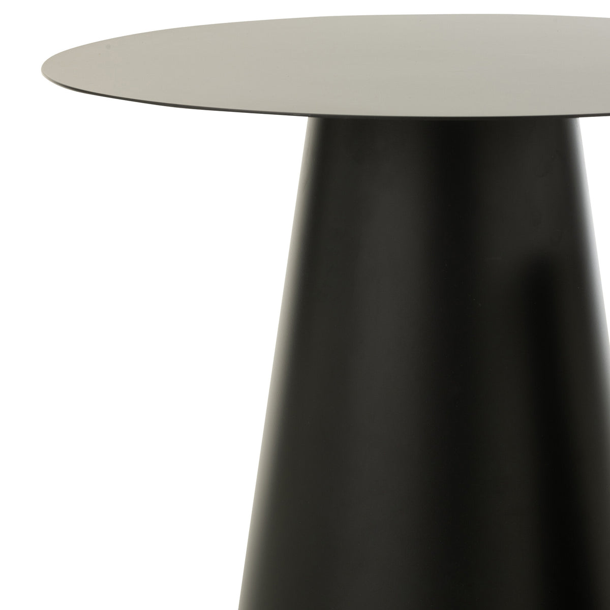 Bijzettafel Metaal Zwart/Goudkleurig Set van 2 J-Line - Bijzettafel - J-Line - livinglovely.nl