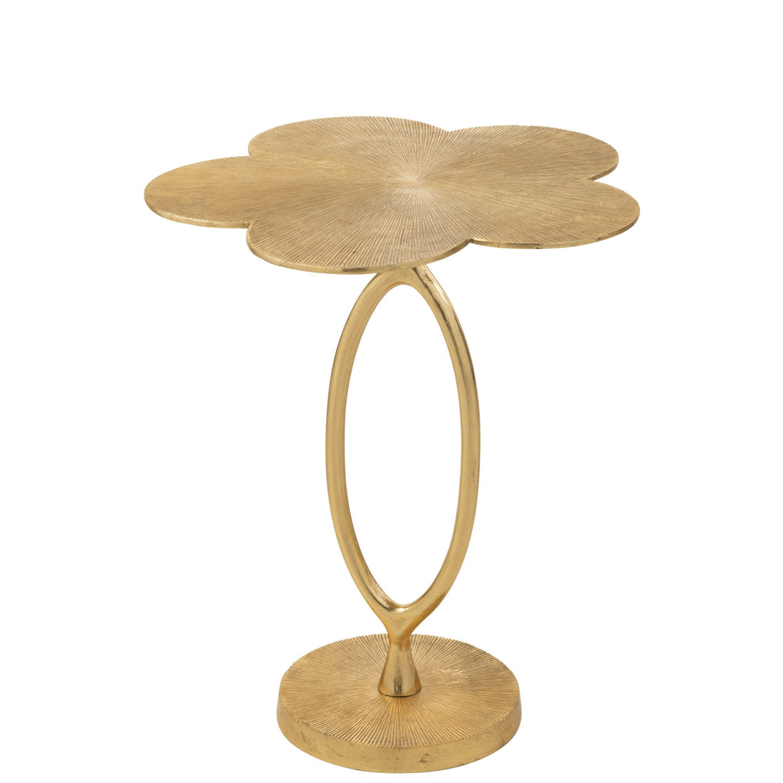 Side Table Tiana Aluminum Gold J-Line