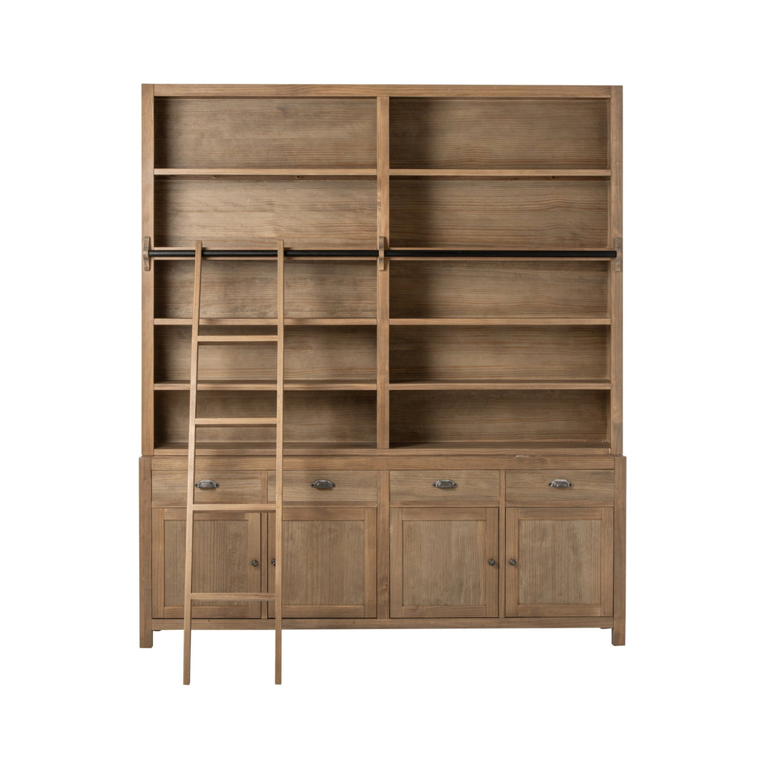 Bookcase Blois Pine Wood Natural J-Line