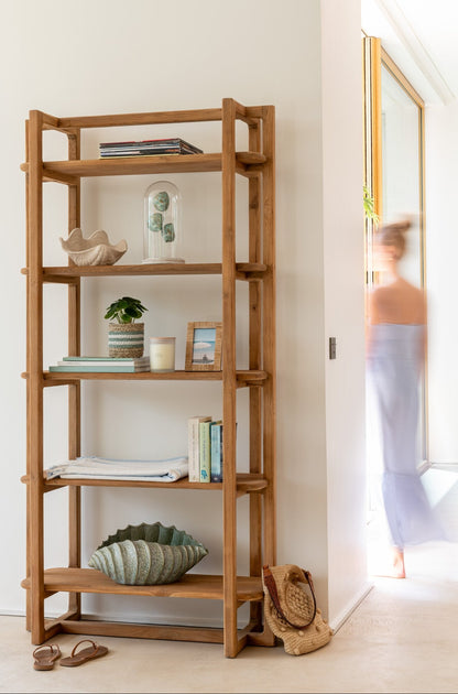 Cakra Bookcase Recycled Wood Natural J-Line