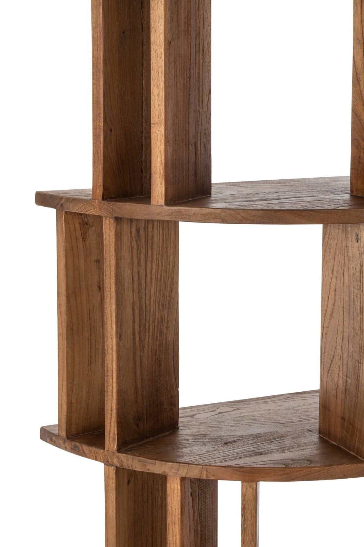 Half-Circle Bookcase Mindi Natural Wood J-Line