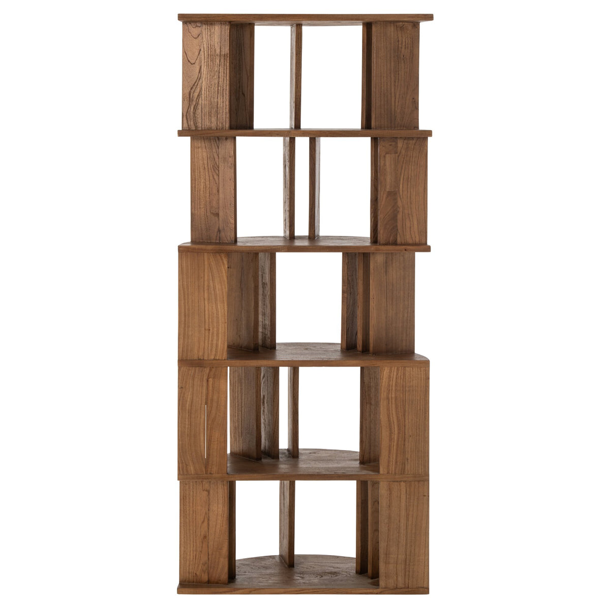Half-Circle Bookcase Mindi Natural Wood J-Line