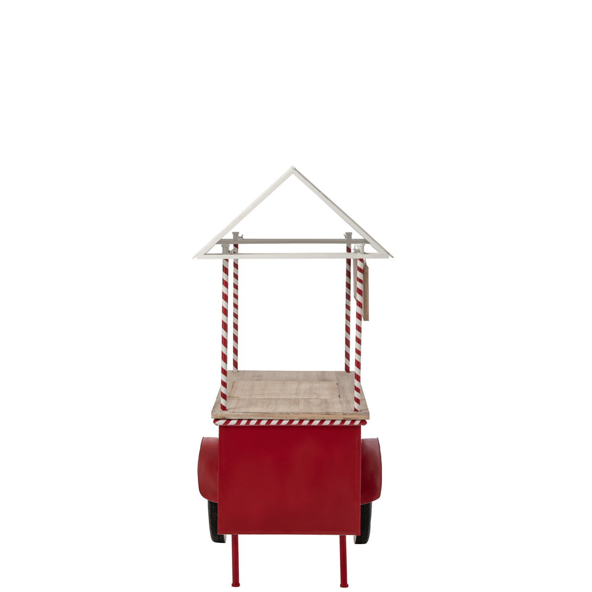 Buffet Kiosk Metal Red/White J-Line