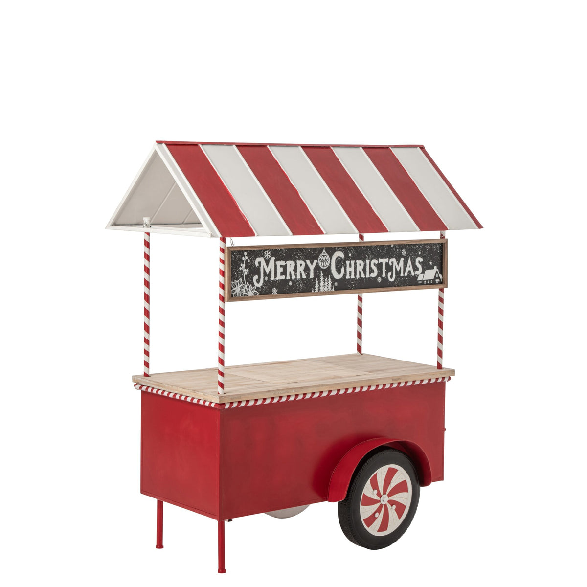 Buffet Kiosk Metal Red/White J-Line