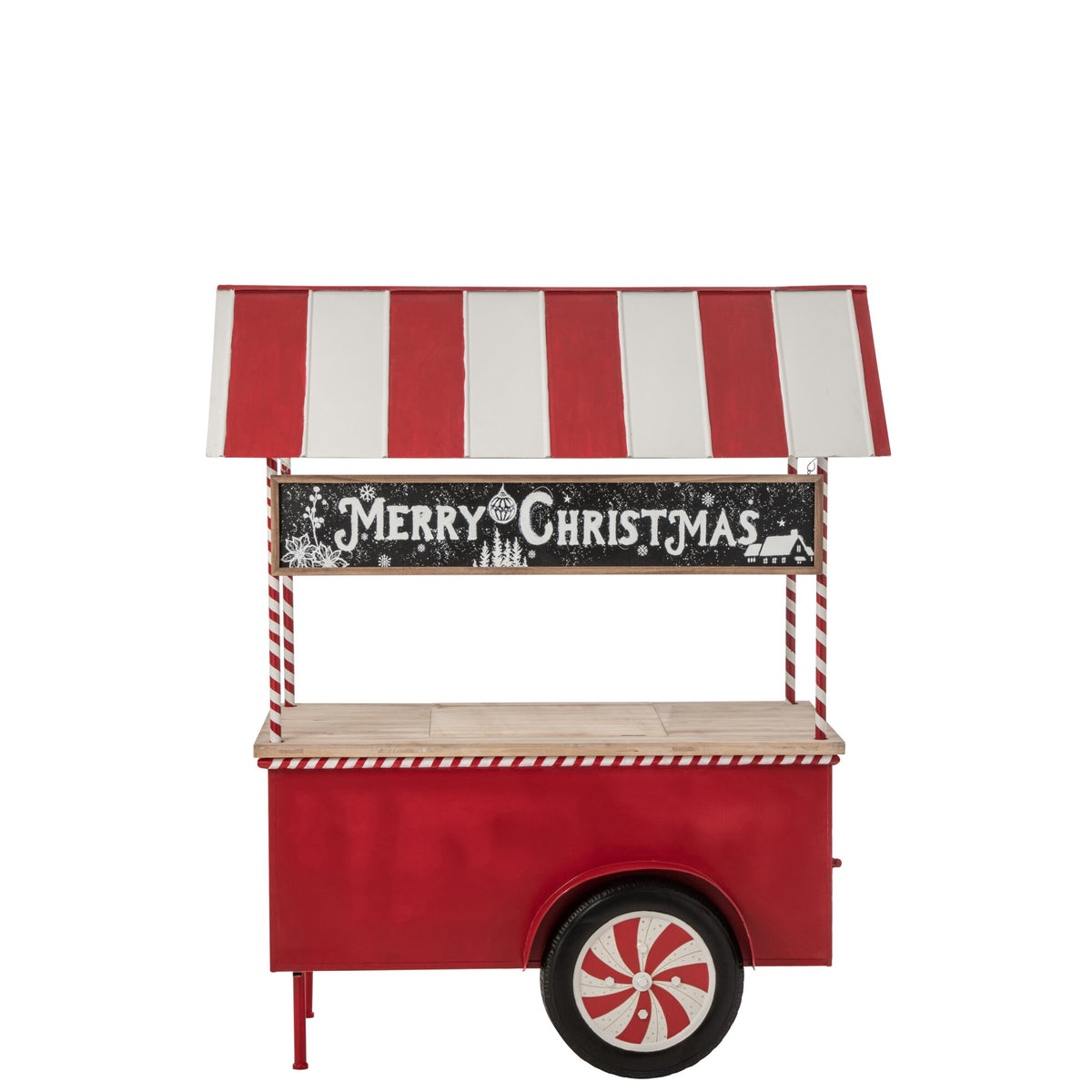 Buffet Kiosk Metal Red/White J-Line