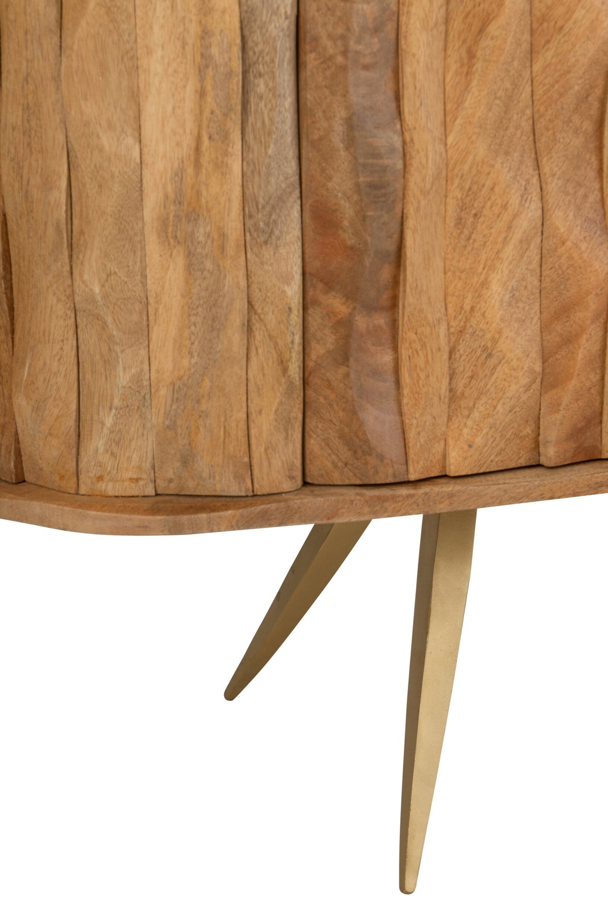 Curve Natural Wood Buffet Cabinet J-Line