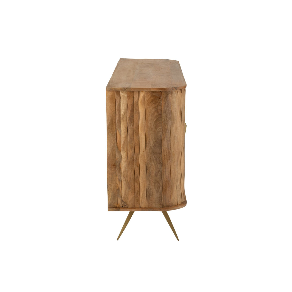 Curve Natural Wood Buffet Cabinet J-Line