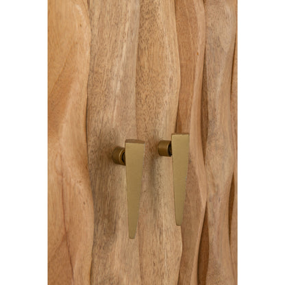Curve Natural Wood Buffet Cabinet J-Line