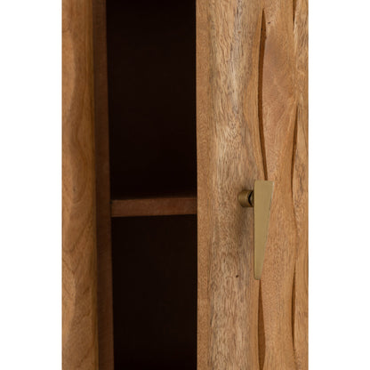 Curve Natural Wood Buffet Cabinet J-Line