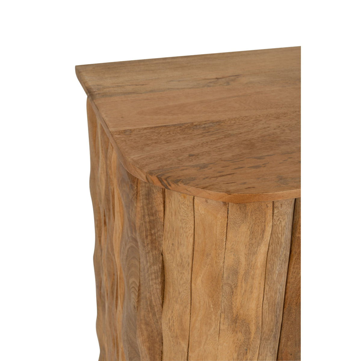 Curve Natural Wood Buffet Cabinet J-Line