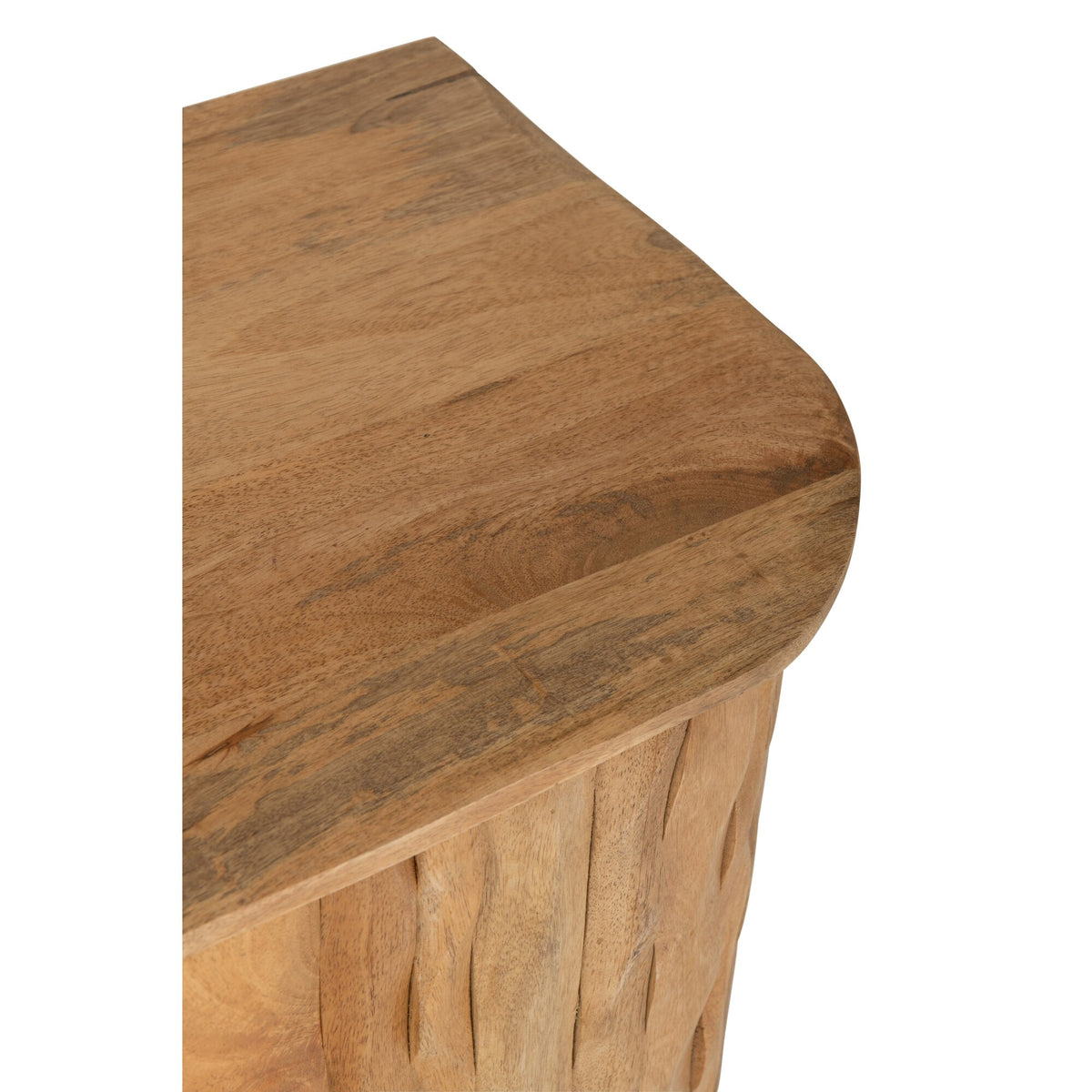 Curve Natural Wood Buffet Cabinet J-Line