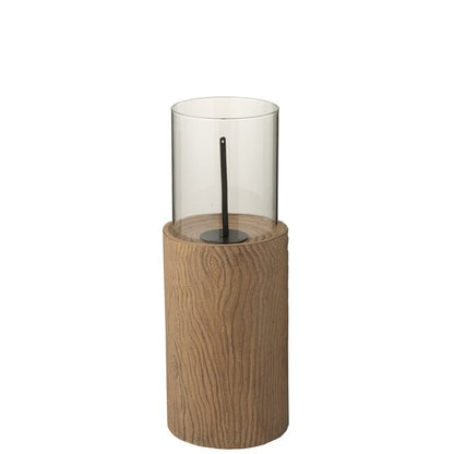 Buitenhaard Trunk Rond Magnesium Bruin J-Line - Buitenhaard - J-Line - livinglovely.nl