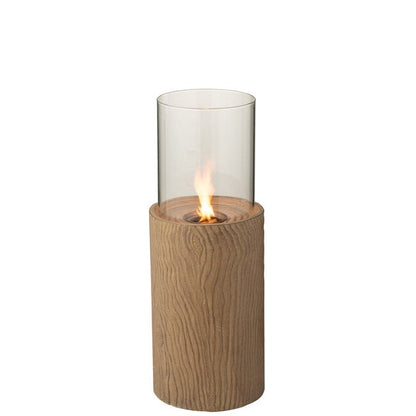 Buitenhaard Trunk Rond Magnesium Bruin J-Line - Buitenhaard - J-Line - livinglovely.nl