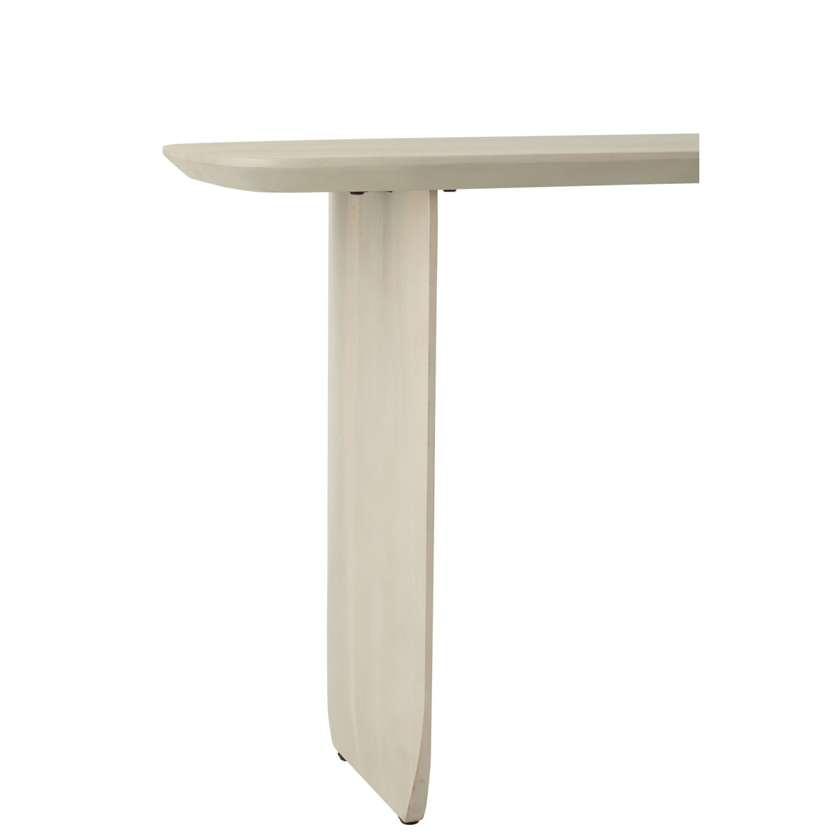 Console Table Acacia Wood White J-Line