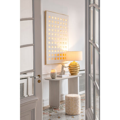 Console Table Acacia Wood White J-Line