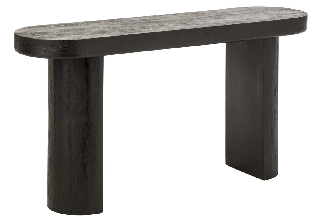 Console Table Mango Wood Black/Natural J-Line
