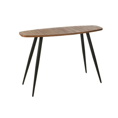 Oval Console Recycled Teak Natural J-Line