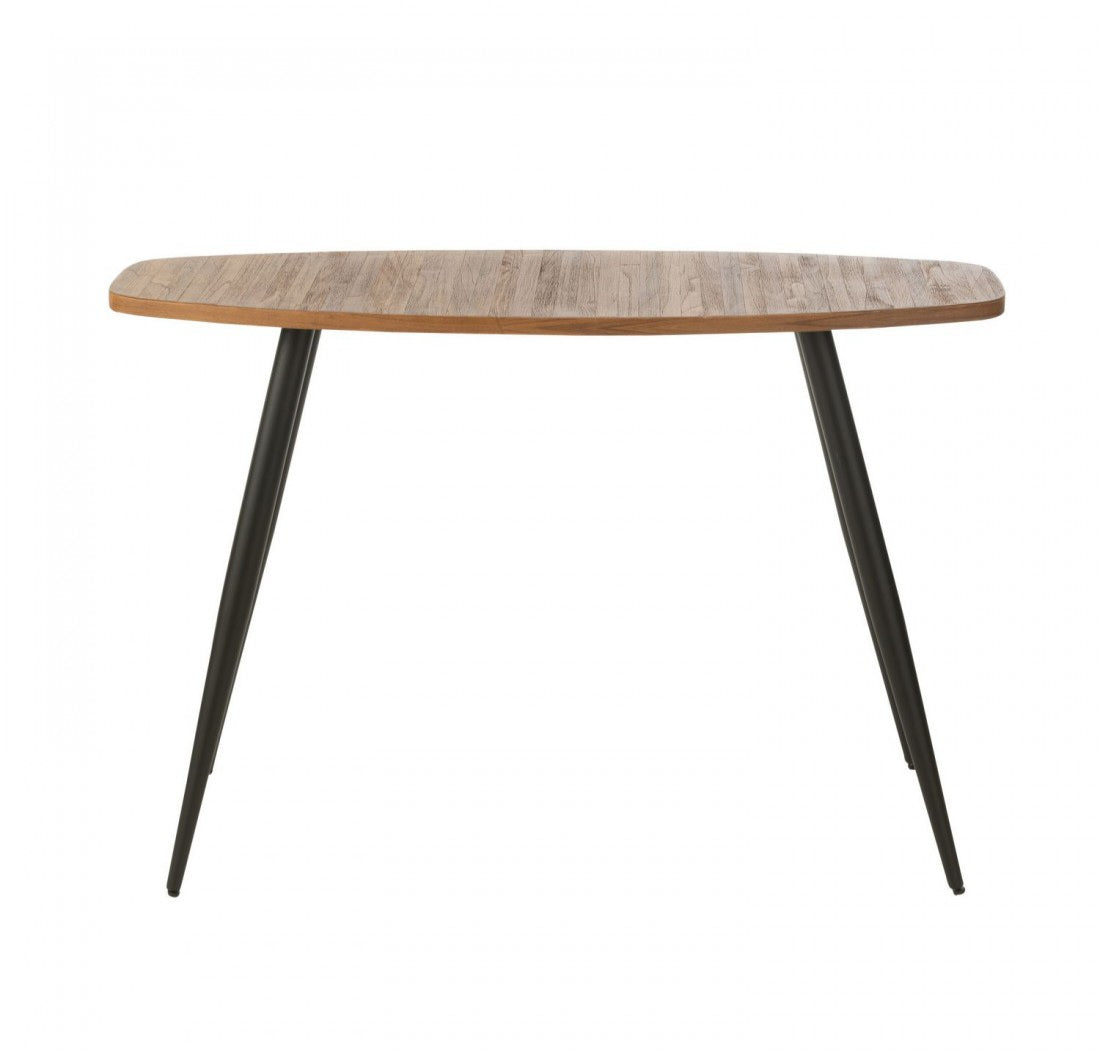 Oval Console Recycled Teak Natural J-Line
