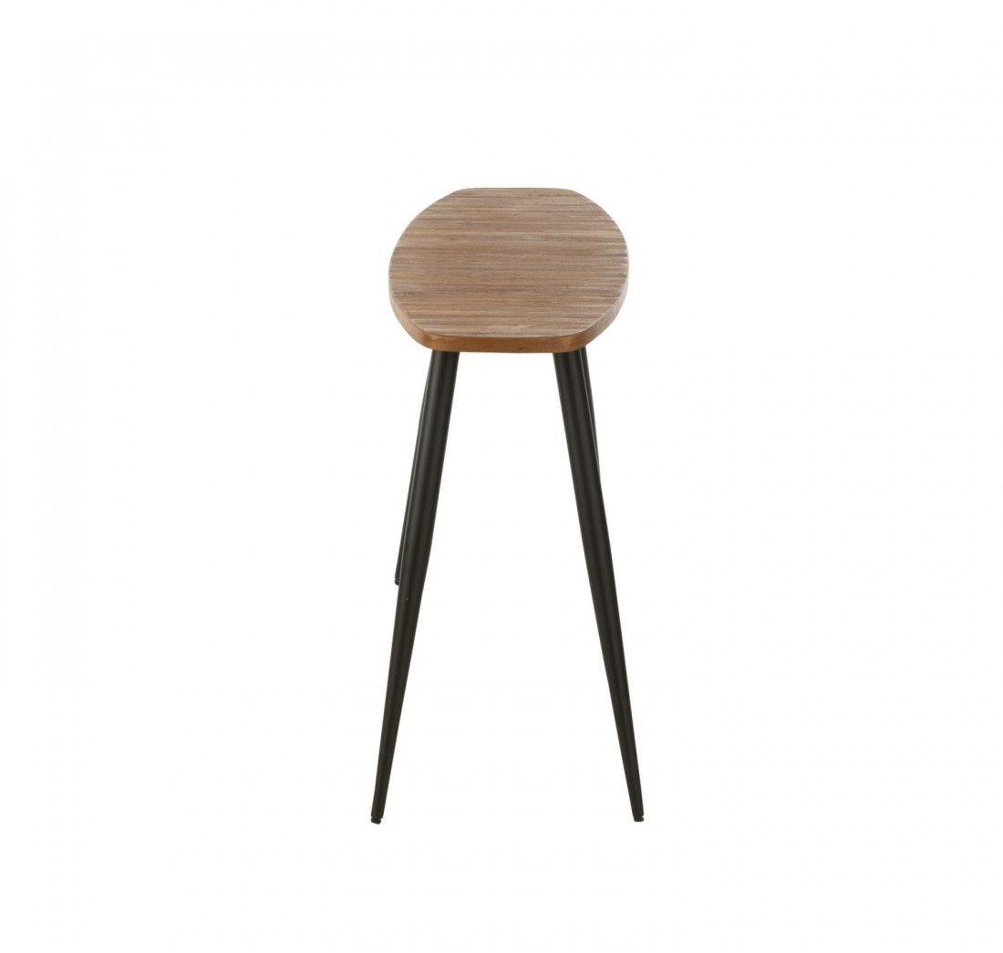 Oval Console Recycled Teak Natural J-Line