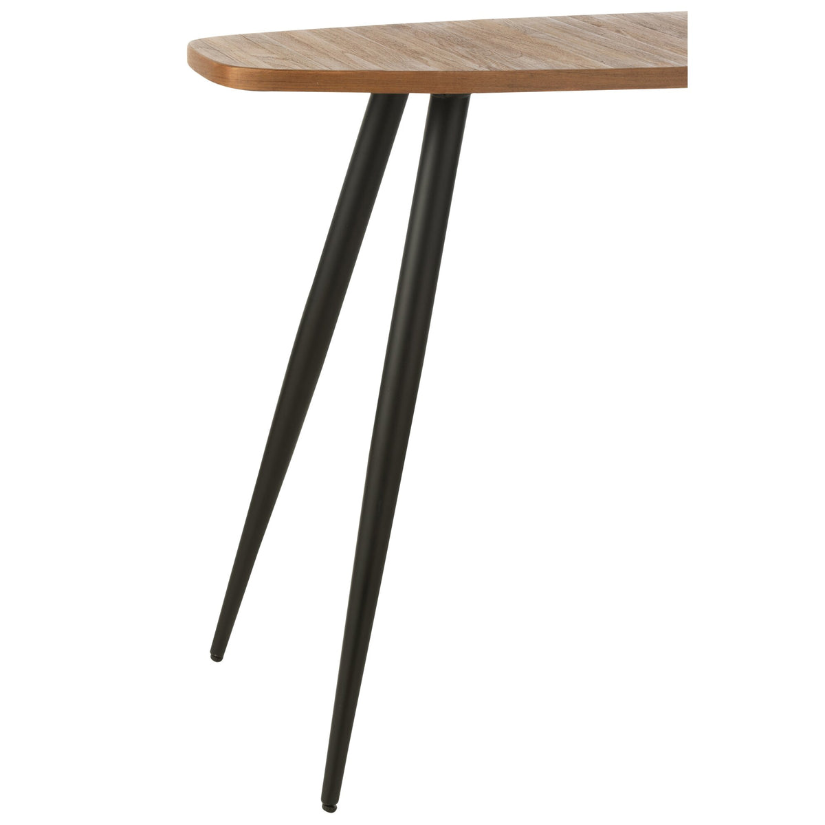 Oval Console Recycled Teak Natural J-Line