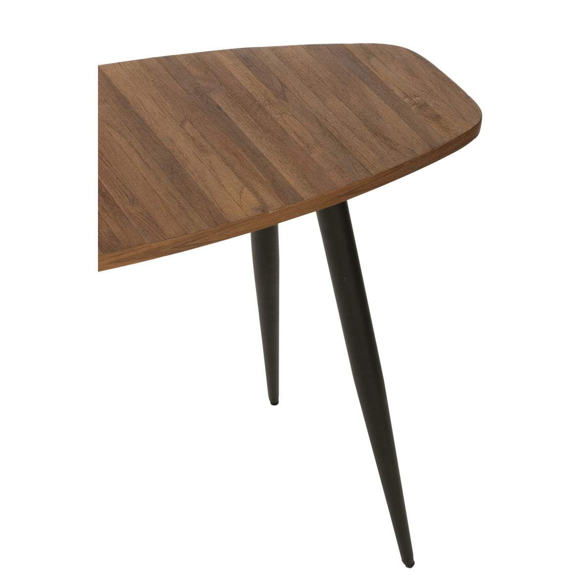Oval Console Recycled Teak Natural J-Line