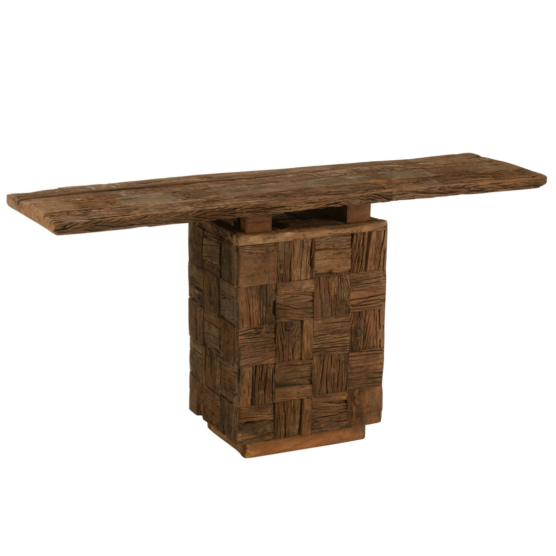 Woody Console Table Natural Wood J-Line