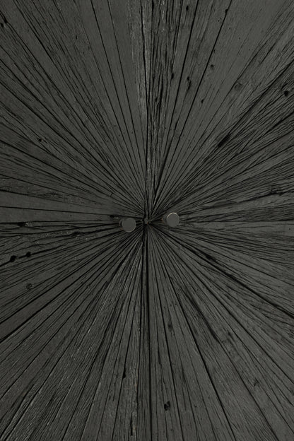 Cupboard Shanil Wood/Iron Black - - J-Line - livinglovely.nl