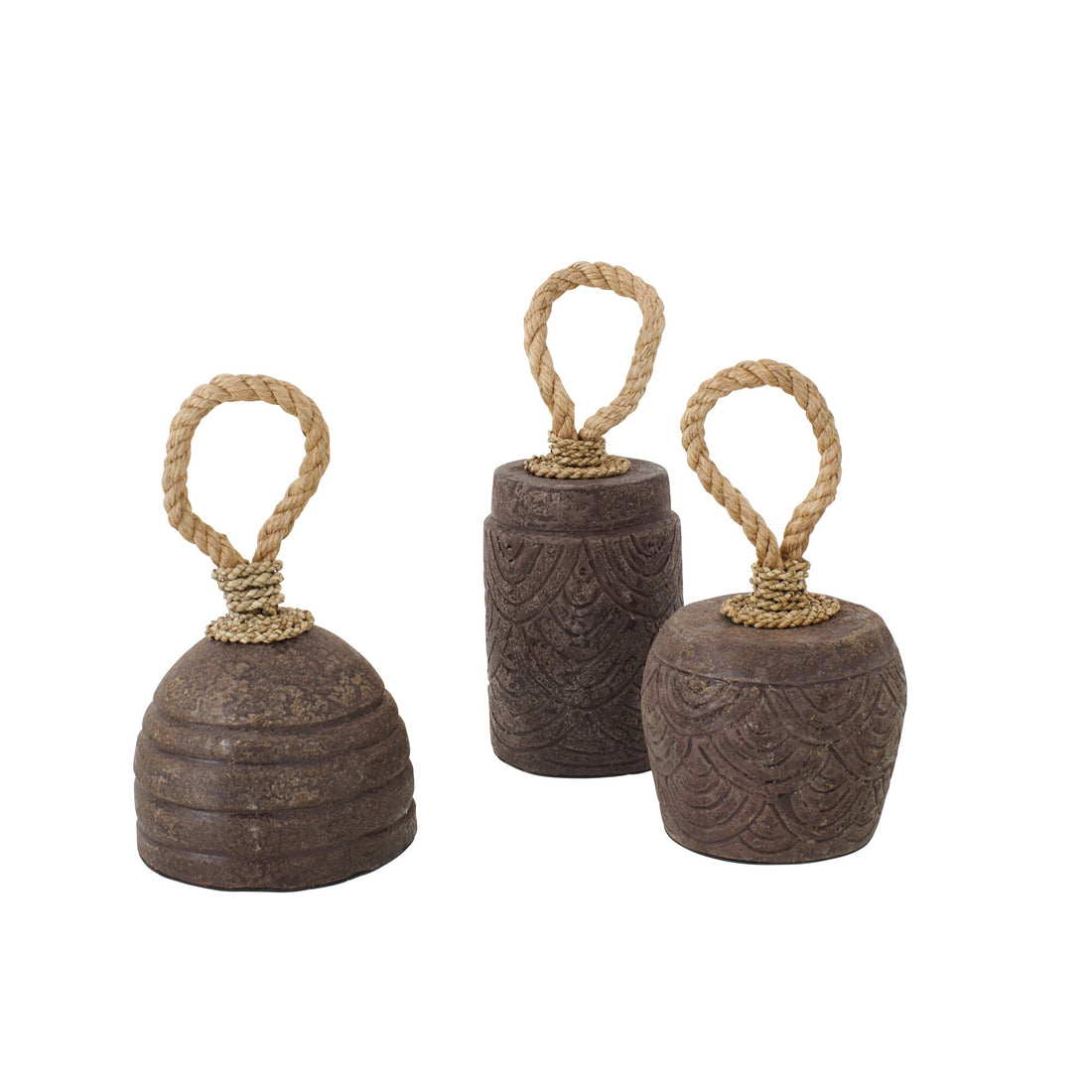 Door Stopper Terracotta Dark Brown Assortment Of 3 J-Line