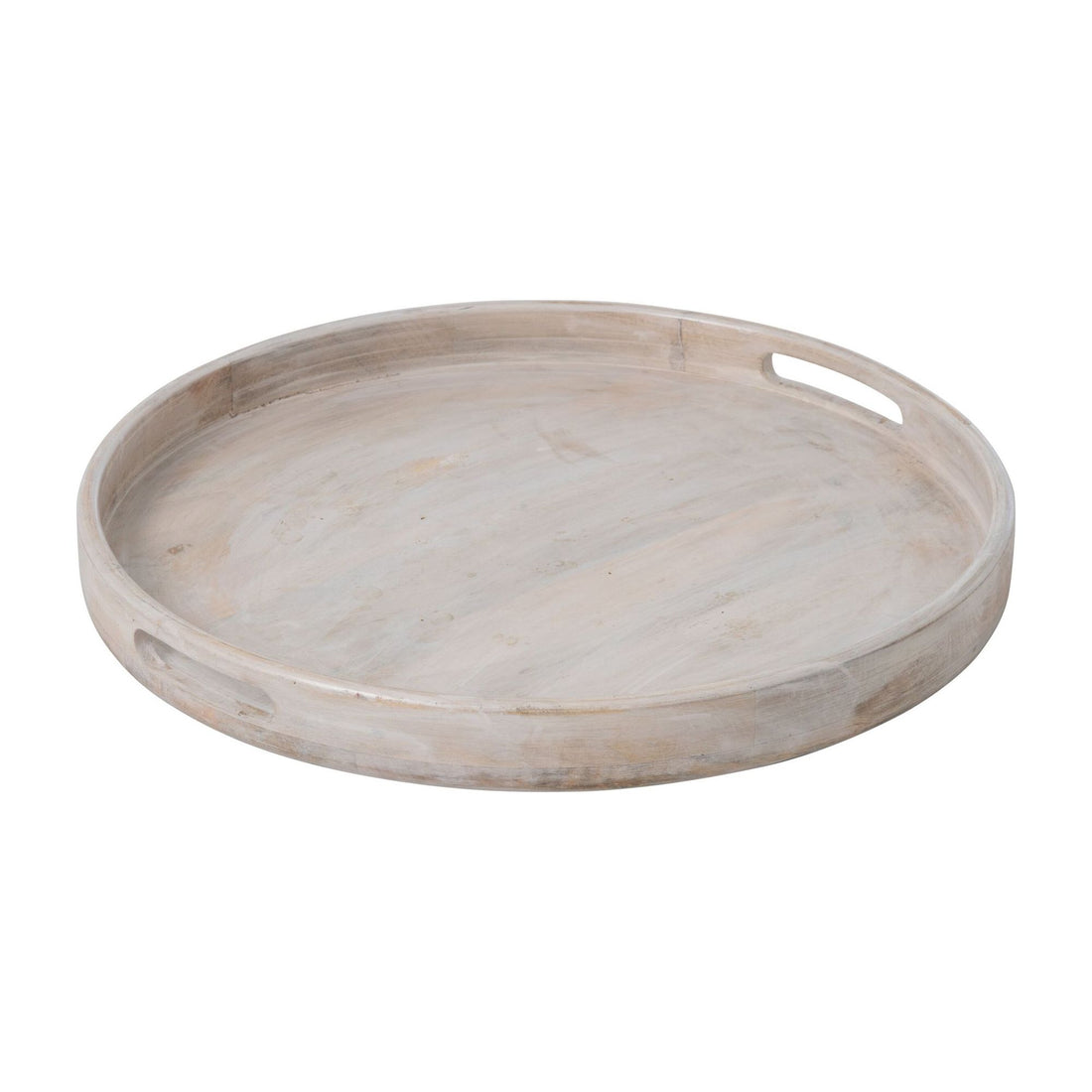Mango Wood Tray White J-Line