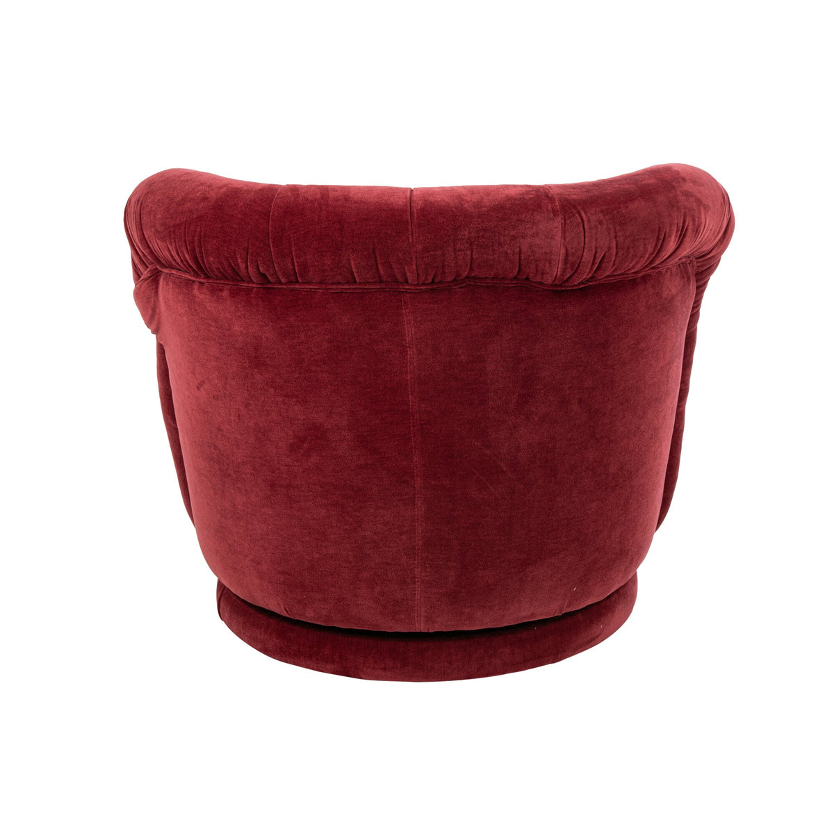 Swivel Armchair Plywood/Fabric Bordeaux J-Line