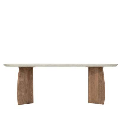 DTP Home Nova Eettafel Travertin 220cm - Eetkamertafel - DTP Home - livinglovely.nl