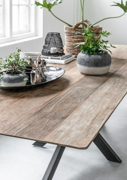 DTP Home Timeless Eettafel Curves 210cm - Eetkamertafel - DTP Home - livinglovely.nl