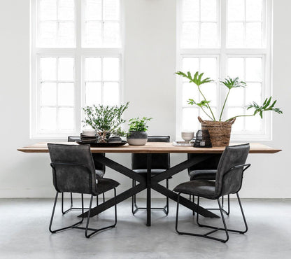 DTP Home Timeless Eettafel Curves 210cm - Eetkamertafel - DTP Home - livinglovely.nl
