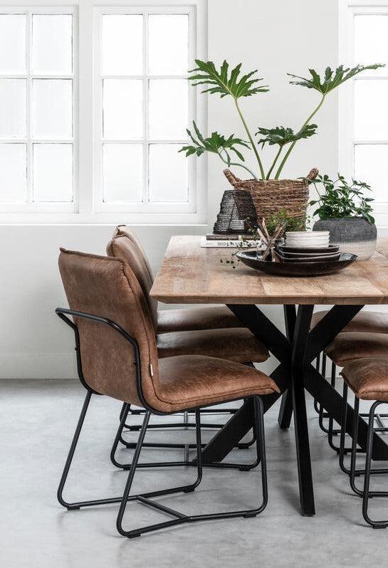 DTP Home Timeless Eettafel Curves 210cm - Eetkamertafel - DTP Home - livinglovely.nl