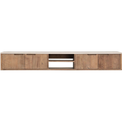 DTP Home Bliss No.2 Large Wall-Mounted Mortex TV Cabinet 210cm