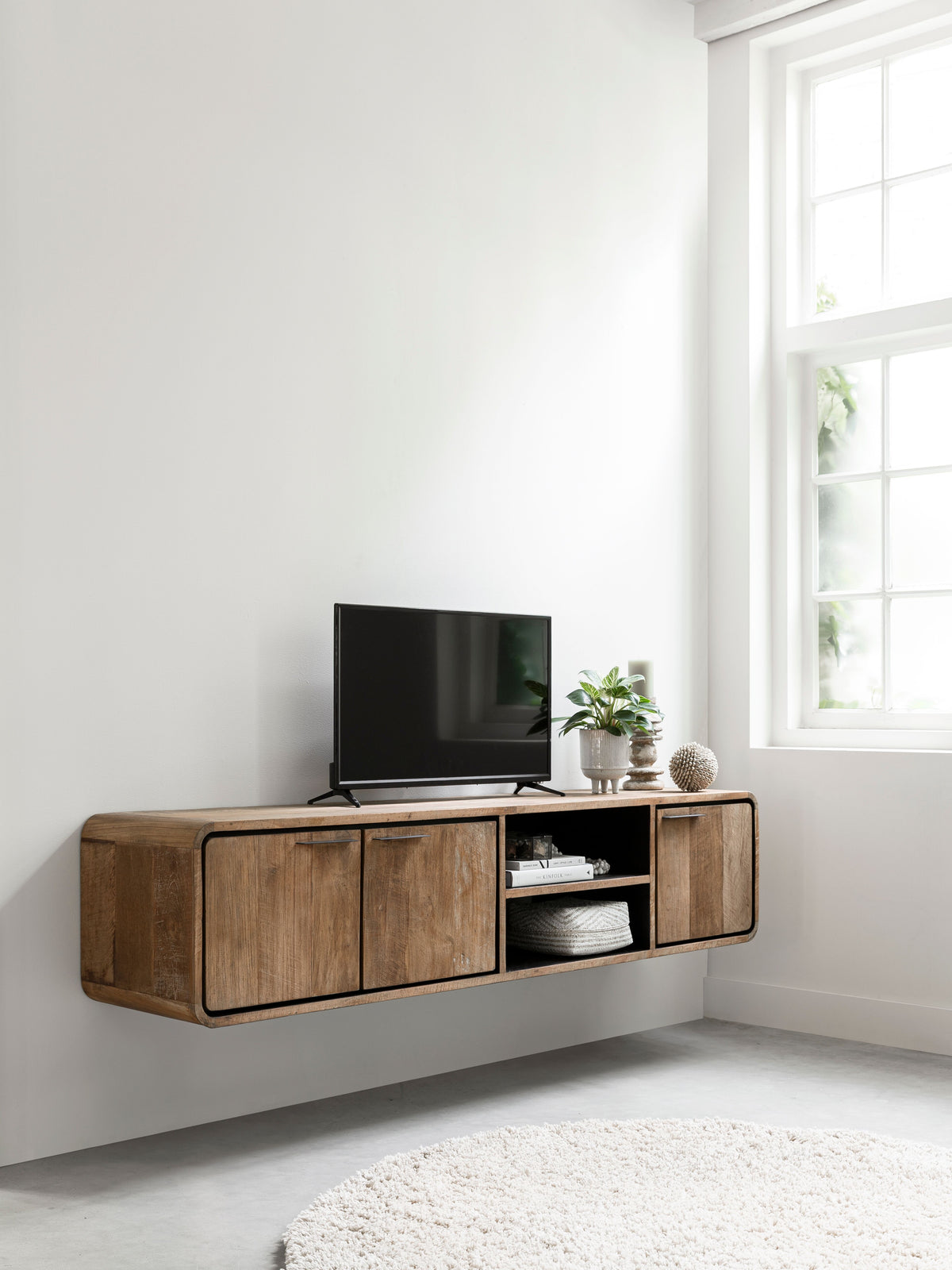 DTP Home TV Cabinet Evo Wall-Mounted Medium