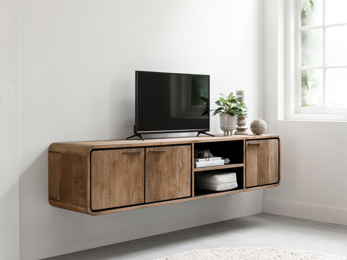DTP Home TV Cabinet Evo Wall-Mounted Medium
